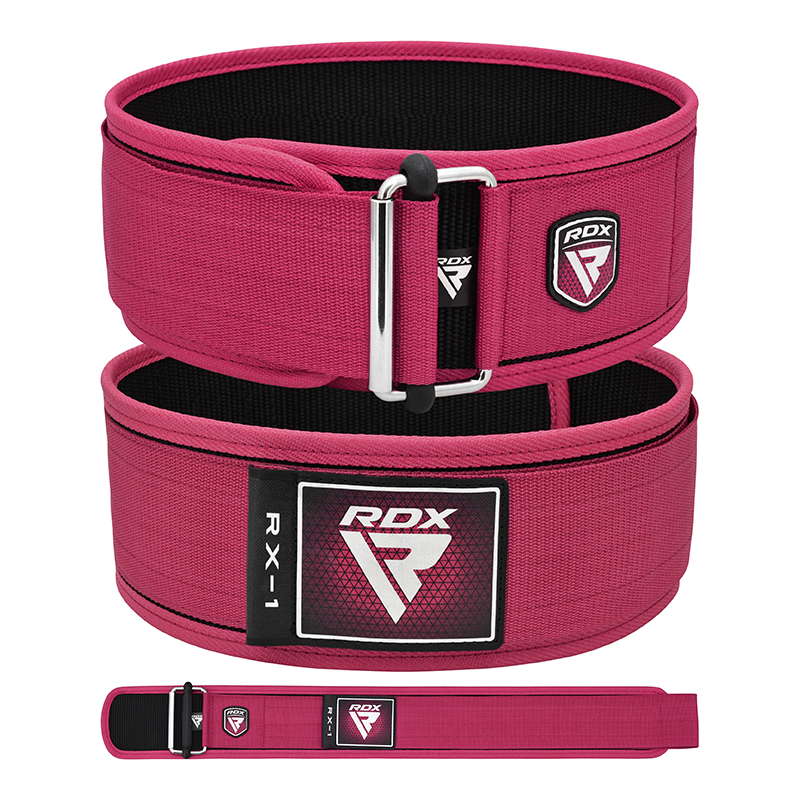 RDX RX1 4”  Cintura Per Sollevamento Pesi Per Donne M Rosa