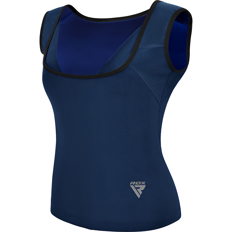 RDX W1 Women Sweat Vest Without Zipper Navy Blue M