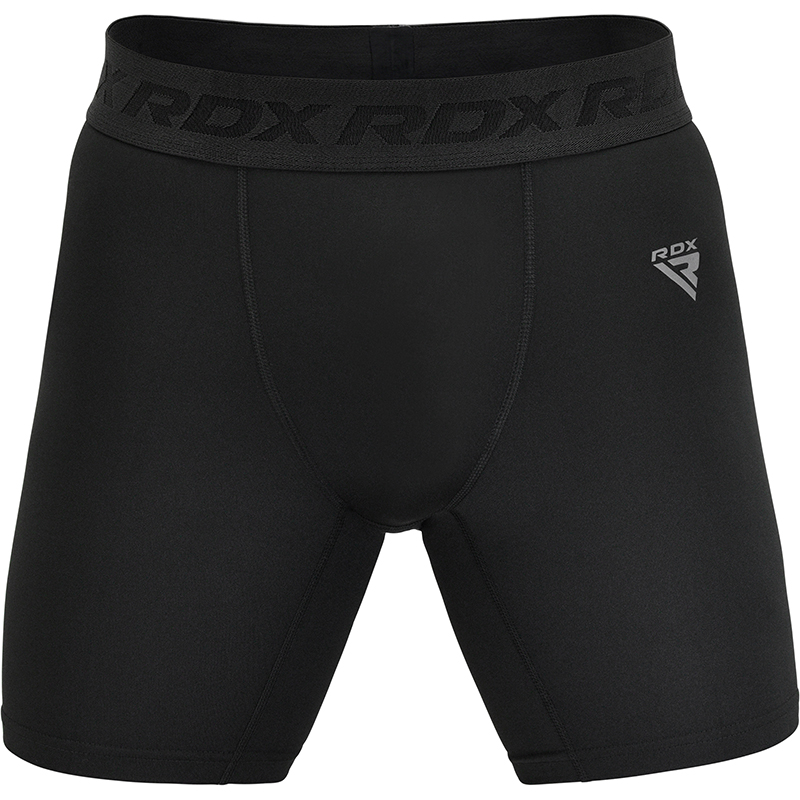 RDX T15 Black Compression Shorts-S