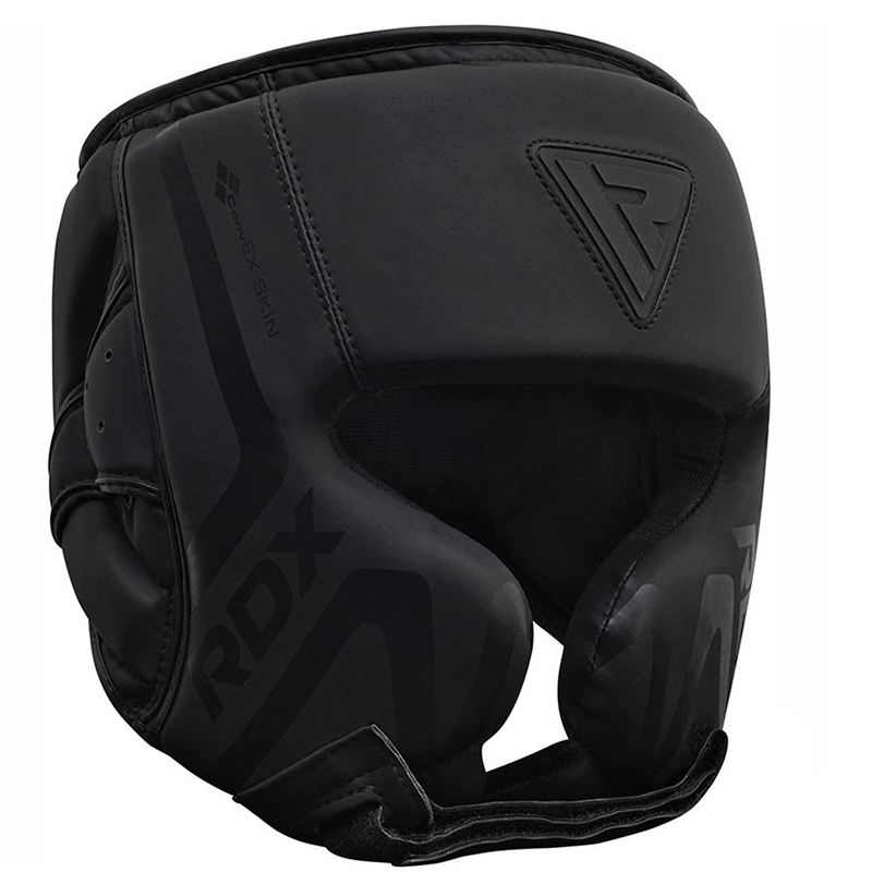 RDX T15 Noir Large Black Leather X Head Guard