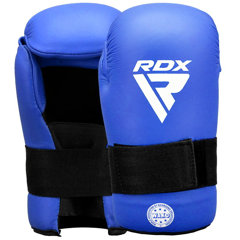 RDX WAKO T1 Point Fighter Handschuhe Blau L