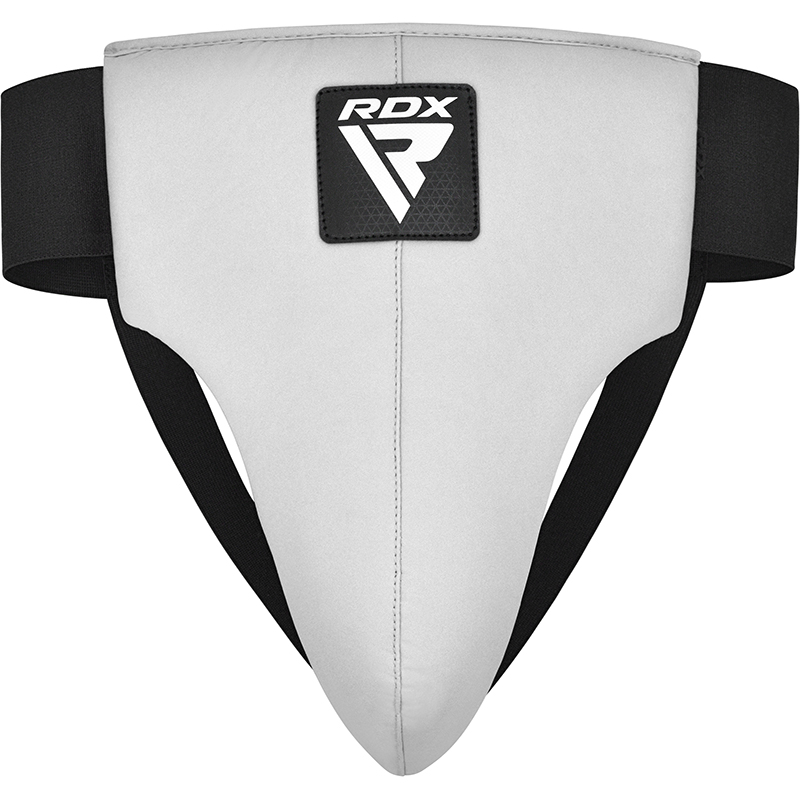 RDX X1 CE Certified Groin Guard Protector For Boxing, MMA Training-S-White