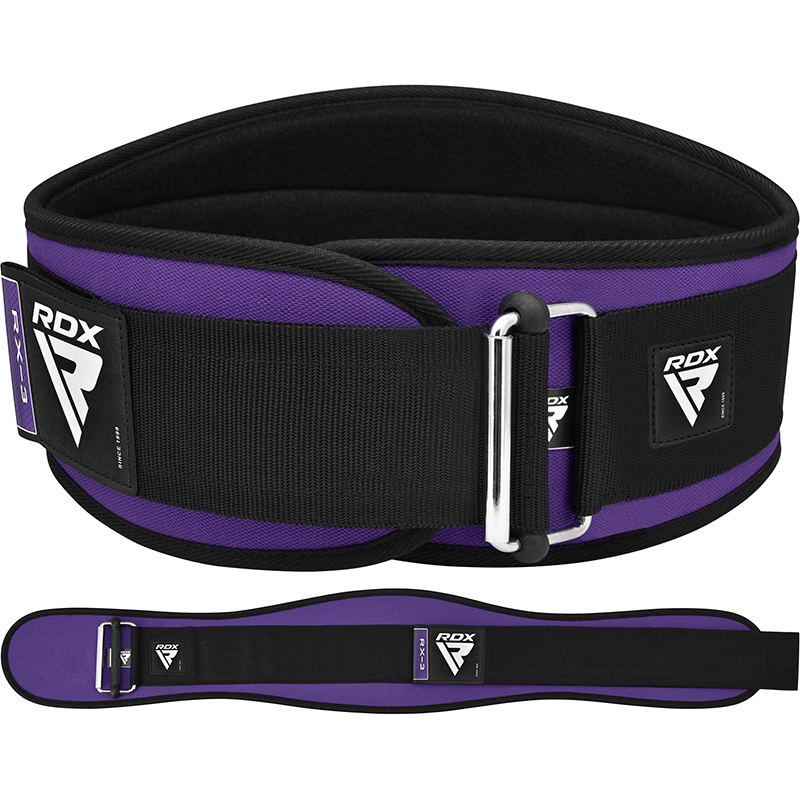 RDX X3 Purple Weight Lifting Neoprene Gym Belt Medium