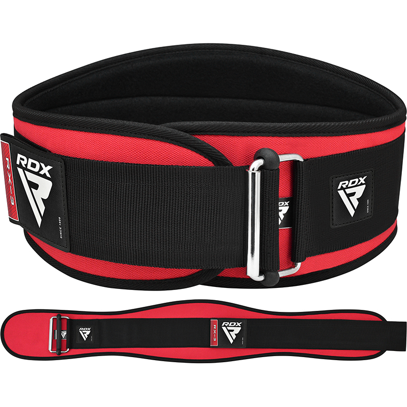 RDX X3 Red Weight Lifting Neoprene Gym Belt Small
