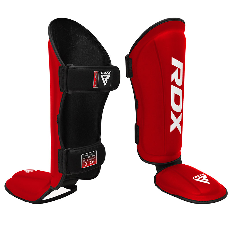 RDX T1 Shin Instep Guards Red White S