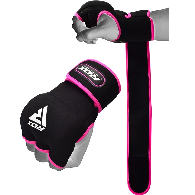 RDX X8P Inner Gloves Neoprene Boxing Ladies Small Pink/Black