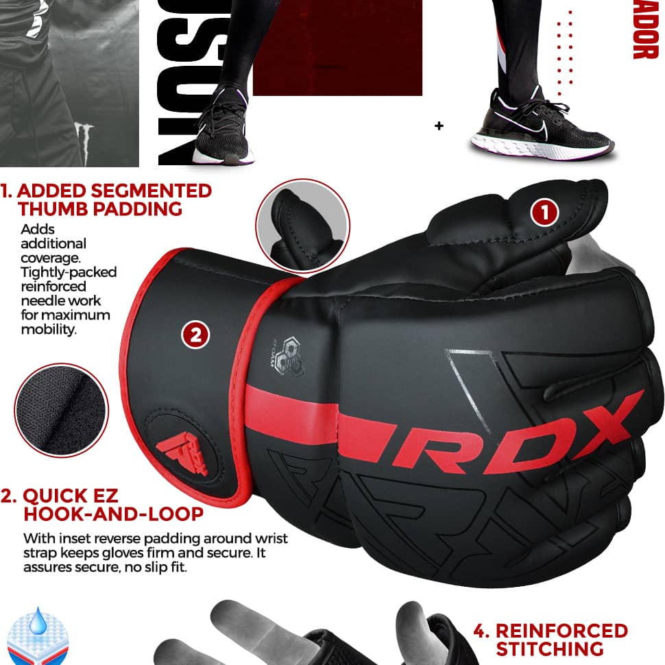 RDX F6 Kara MMA Espinilleras – Sparrermx