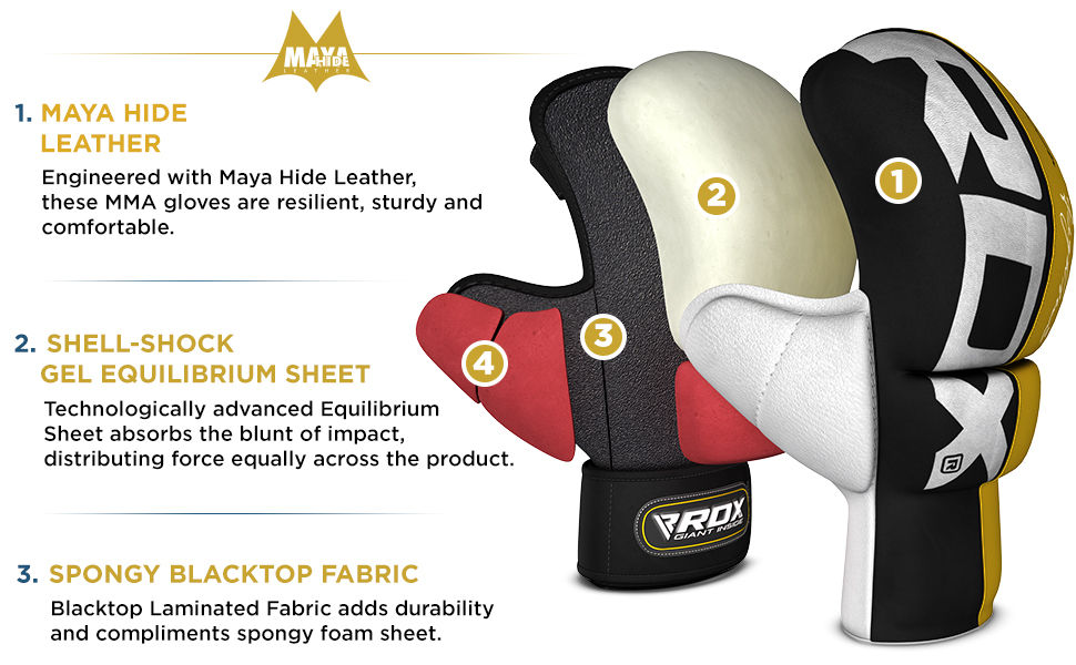 RDX T6 MMA Sparring Gloves RDX® Sports UK