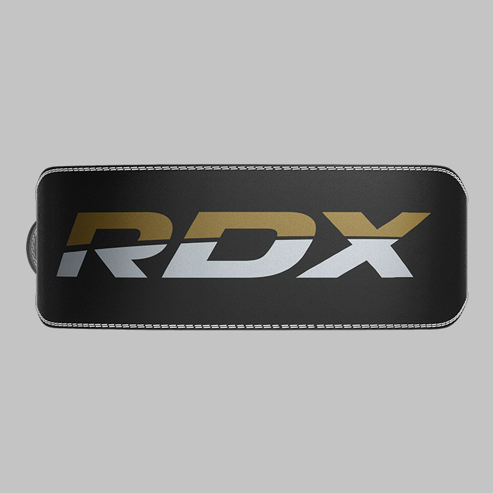 RDX Weight Lifting Belt Nappa Leather, 4” Padded Lumbar Back Support, 11