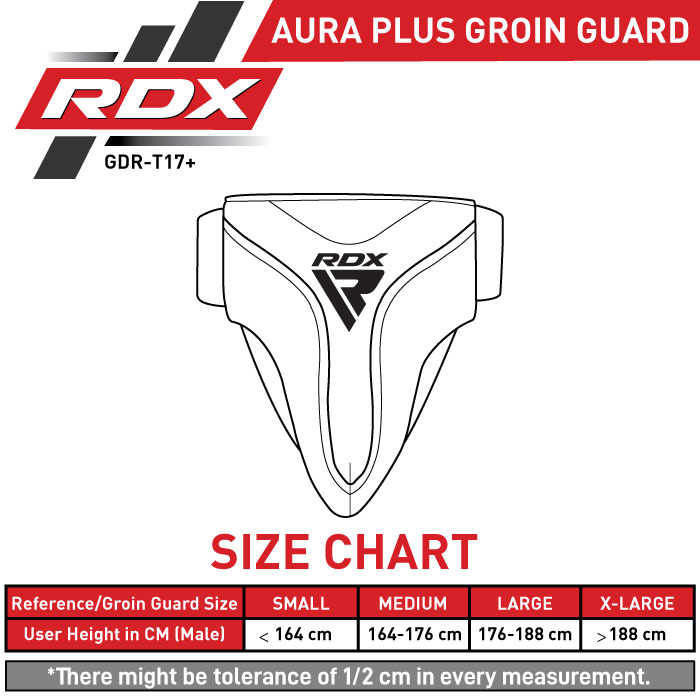 Aura Plus T17 Groin Guard for Protection & Performance RDX Sports