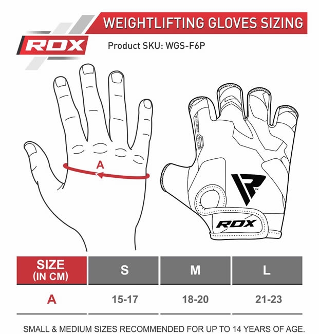 Rdx Glove Size Chart