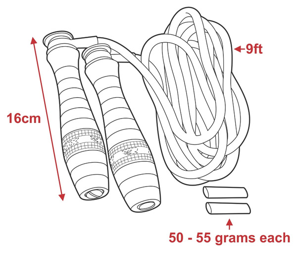 Jump Rope Size Chart